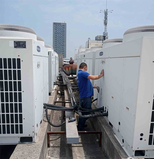 惠来中央空调制热和不制冷系统维修方法